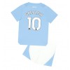 Baby Fußballbekleidung Manchester City Jack Grealish #10 Heimtrikot 2023-24 Kurzarm (+ kurze hosen)